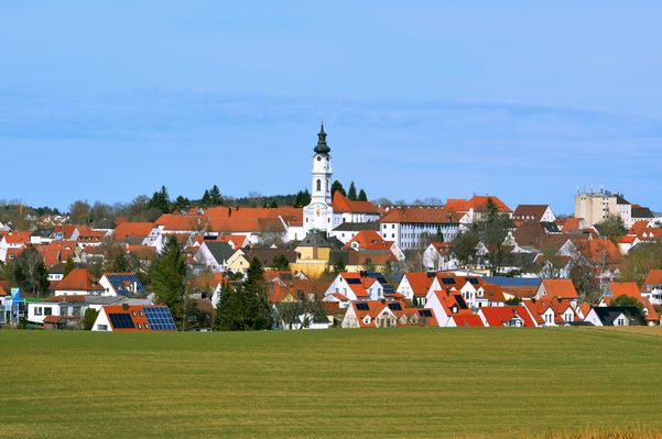 Altomünster Bayern Panorama Kirche Himmel
