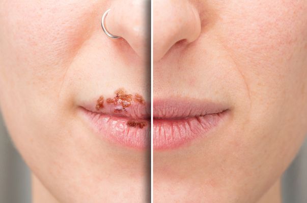 hilfe gegen herpes Lippen Herpes Mentholcreme Natron Immunsystem Atmung Ernährung Drüsenpflege