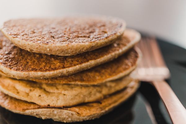 Pfannkuchen Tsampa Vollkorn Bananen