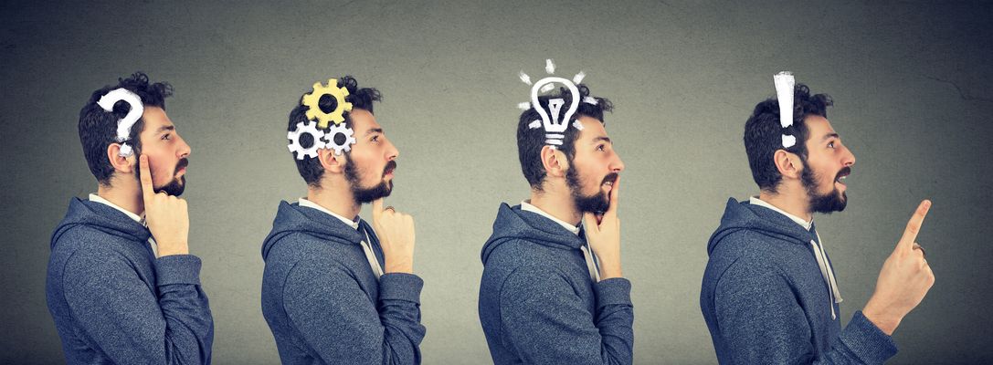 Frage Antwort Erkenntnis Wissen Mann