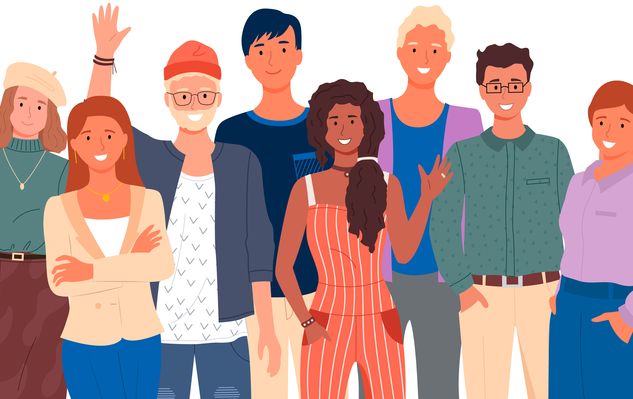 Menschen Kulturen Individualität