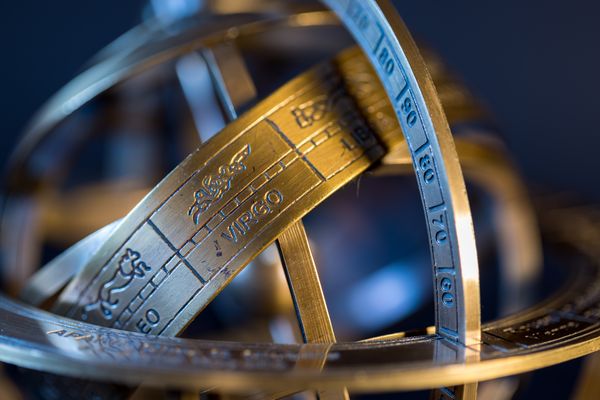 Armillarsphäre Tierkreiszeichen Sternzeichen Astrologie Astronomie
