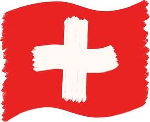 Schweiz Flagge Fahne