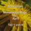 Monatsratschläge - April Teil 1 (mit Video) Monatsratschläge - April Teil 1 (mit Video)