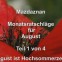 Monatsratschläge - August Teil 1 (mit Video) Monatsratschläge - August Teil 1 (mit Video)